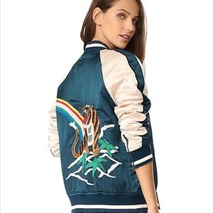 Pam & Gela tiger bomber jacket